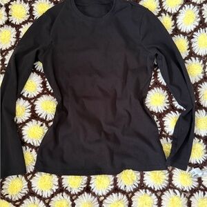 Black Long Sleeve Women's Top